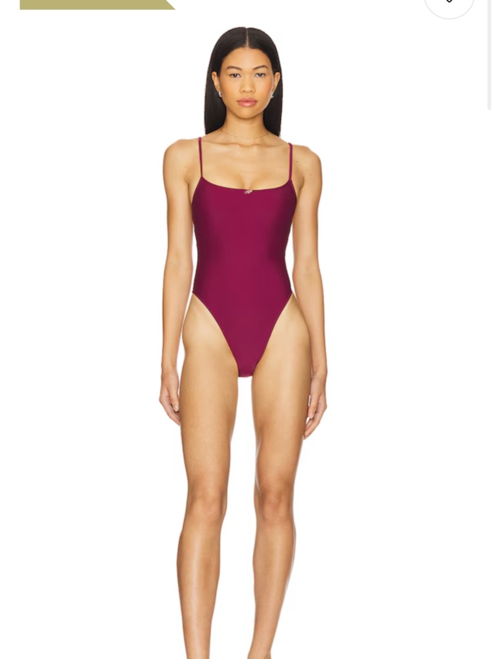 Tularosa Plum One-Piece Swimsuit